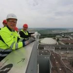 Zementwerk:  Minister Axel Vogel lobt Umweltschutz bei Cemex in Rüdersdorf