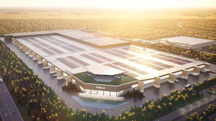Tesla Gigafactory Berlin: Elon Musk twittert erstes Bild – WELT